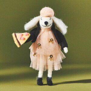 Brand New Anthropologie Travel Poodle (NEW YORK) Christmas Ornament